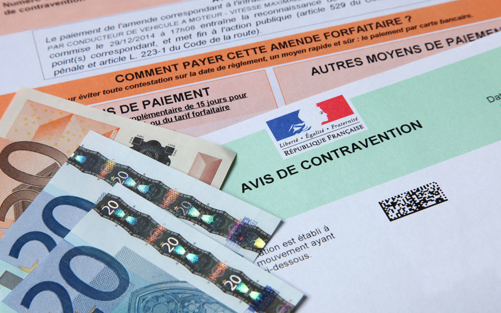 avis de contravention